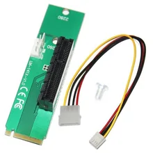 100 шт./компл. M.2 NGFF SSD мужской PCI Express 4X Женский конвертер адаптер m2