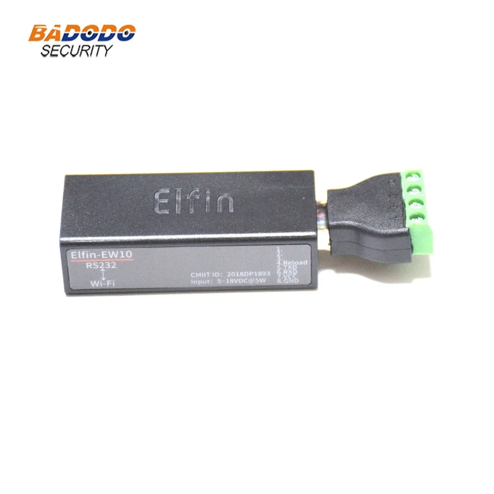 Серийный Порты и разъёмы RS232 Wi Fi устройство Серверный модуль Elfin EW10 Поддержка TCP/IP