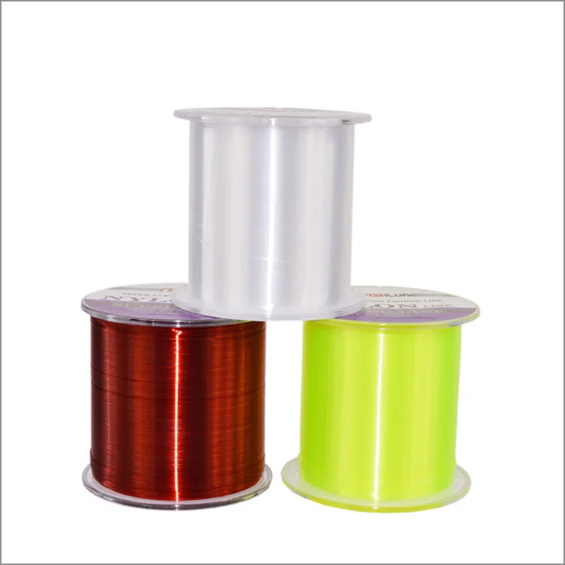 Fishing Line 500m Nylon Braided Fishing Line 0.4/0.6/0.8 Fishing Line Monofilament Fly Nylon Not Fluorocarbon Fishing jooyoo