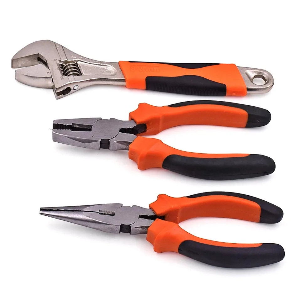 GOXAWEE 120PC Home Rechargeable Lithium Battery Hand Tool Set 12V Electric Screwdriver Hammer Drill Bit Wrench Accessories