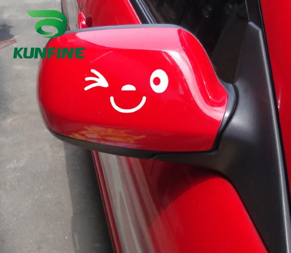 smile face car sticker car decal -2