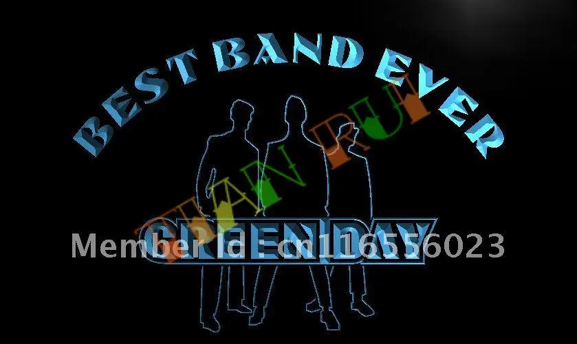 

LA341- Best Band Ever Green Day LED Neon Light Sign