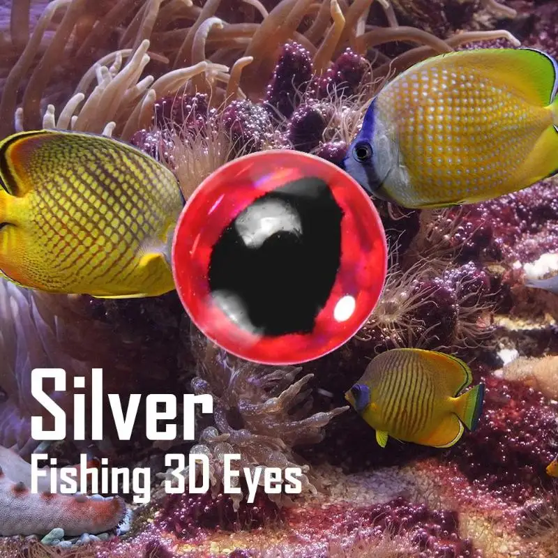 

200pcs/lot 3D Fishing Lure Eyes 5mm Soft Molded Epoxy Resin 3D Holographic Fishing Lure Eyes for outdoor fishing