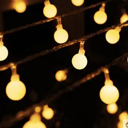 LED Рождество светлый шар строку гирляндой connecta 10 м 50 светодиоды AC110 220 В на Рождество Свадебная вечеринка Романтический украшения