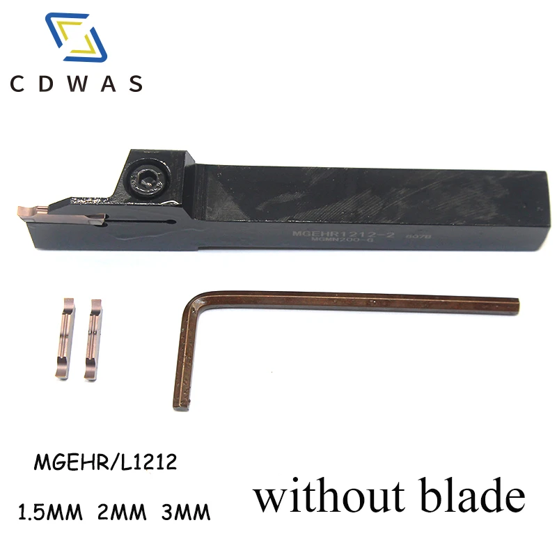 

1pcs MGEHR MGEHL1212 1.5 2 3 mm grooving Turning Tool holder carbide insert cutting tools cnc