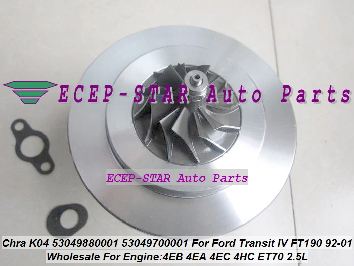 Turbo Cartridge Chra Core K04 53049880001 53049700001 1057139 Turbocharger For Ford Transit IV FT 190 4EB 4EA 4EC (5)