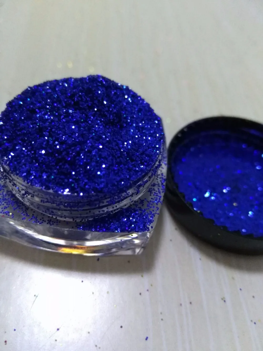 Маленький горшок 5 г синий голографический Glitter-02mm для ногтей очень тонкий Блестящий пигмент для ногтей голографический лак смоляная пудра пигмент_ uy0.2