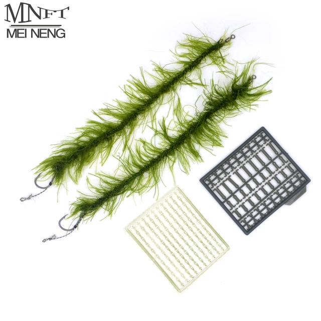 Special Offers MNFT 2Set 2# 4# 6# 8# Simulation Sea Grass Line Carbon Steel Fishing Hook Hair Boilie Stops Carp Fishing Tackle Accessory Special Offers MNFT 2Set 2# 4# 6# 8# Simulation Sea Grass Line Carbon Steel Fishing Hook Hair Boilie Stops Carp Fishing Tackle Accessory
