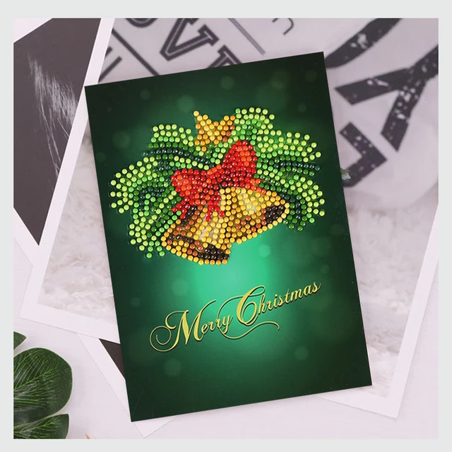 DIY 5D Diamond Painnting Greeting Cards full round 5d Festival greeting
