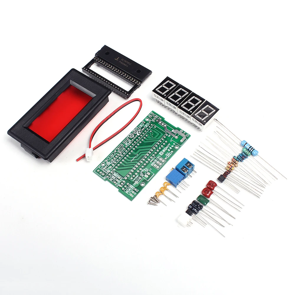 JJK Electronic Kit 5pcs ICL7107 Voltmeter DIY Electronic Production Kit DC5V 35mA Voltage Meter Digital Voltmeter Provide You with Better Quality 