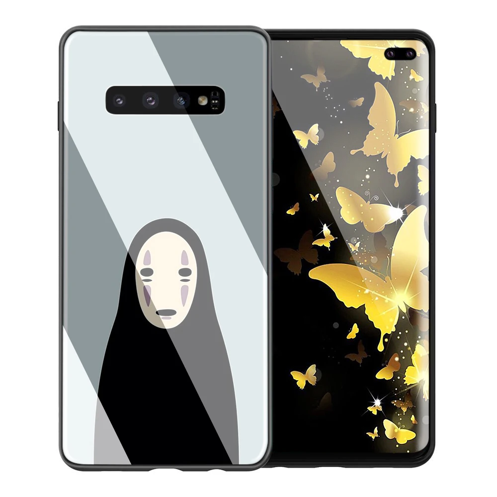 Lavaza Studio Ghibli Spirited Away Totoro Стекло ТПУ чехол для samsung Note 8 9 S7 S8 S9 S10 A10 A20 A30 A40 A50 A60 A70 Edge Plus - Цвет: TG4