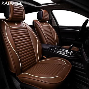 

KADULEE New Luxury PU Leather car seat cover for lada granta toyota nissan lifan x60 volvo Mazda 3 6 2 C5 CX-5 CX7 323 626 Axela