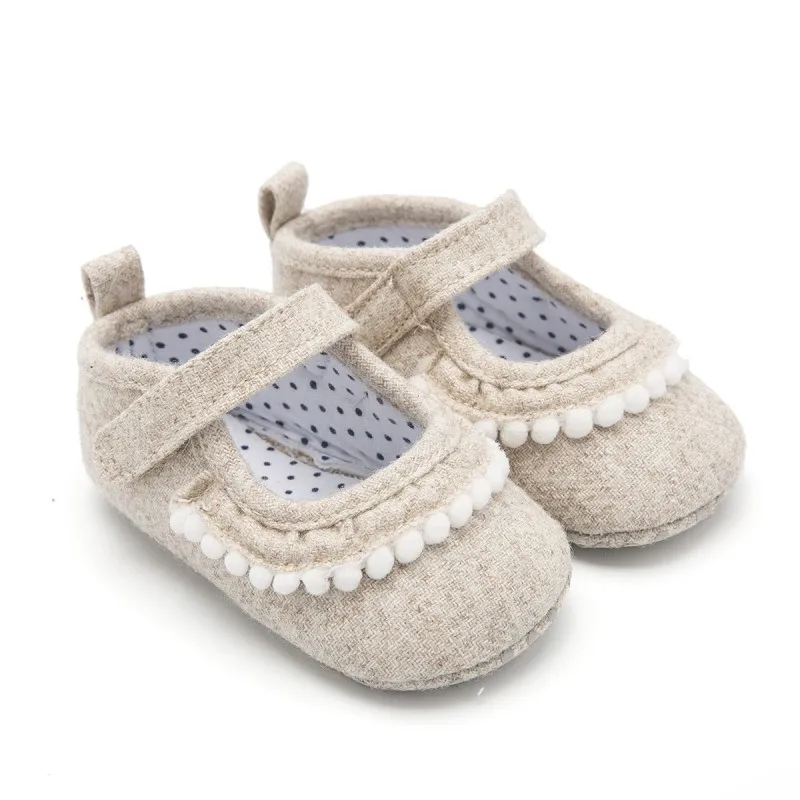 

Fashion Blue Canvas Baby Girls Shoes Lovely Infant Princess First Walkers Cute Soft Sole Toddler Lace Baby Shoes