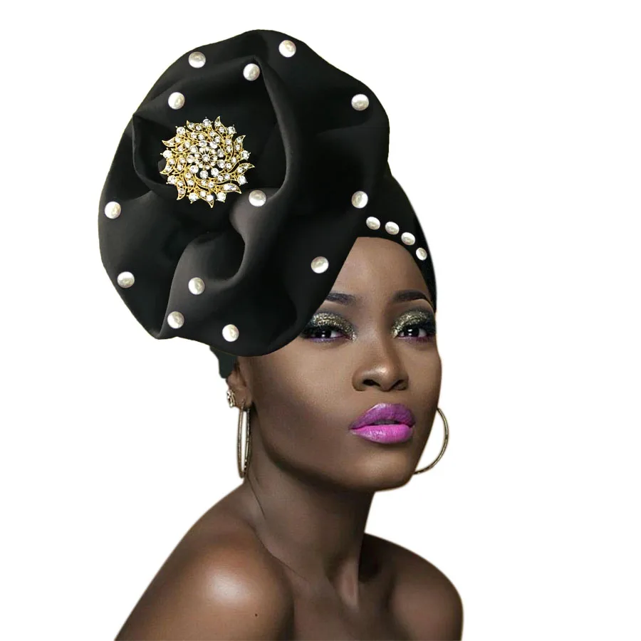 Новые африканские готовые носить геле африканские головные обертывания Африканский тюрбан