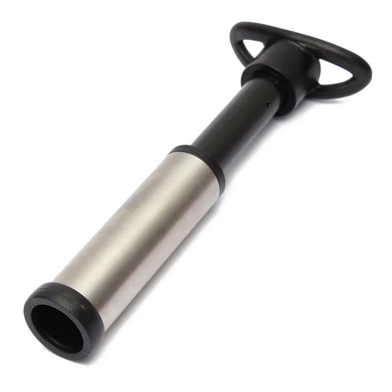 Leak-Proof Wine Preserver Vacuum Air Pump with 2 Wine Bottle Stoppers Durable Stainless Steel Construction Airtight