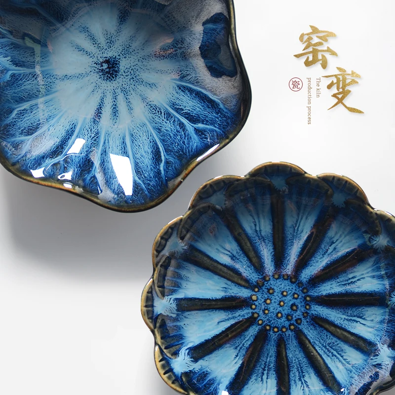 Japanese style creative kiln Saucer dish hotel Chafing saucer dish