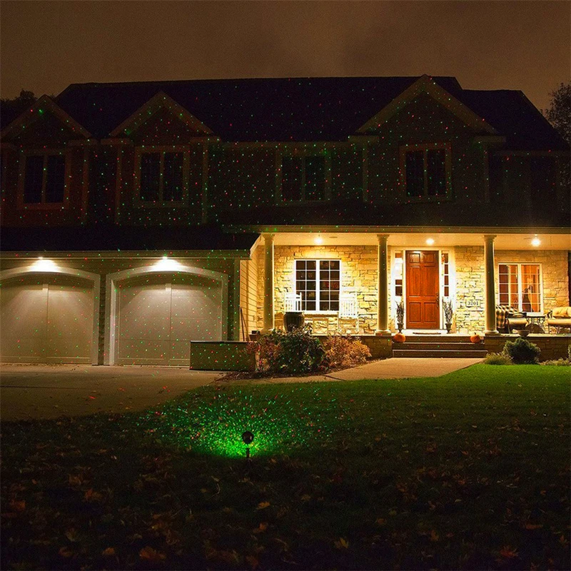 Outdoor Garden Lawn Stage Effect Light Fairy Sky Star Laser Projector Waterproof Landscape Park Garden Christmas Decorative Lamp (11)