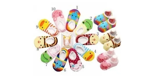 5 пар/лот, хлопковые детские Нескользящие носки-тапочки с кружевным украшением носки с рисунками для малышей тонкие носки для младенцев aTWS0026