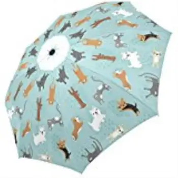 

Raining Cats and Dogs Custom Printing Foldable Sun Rain Folding Umbrella 100% Fabric Aluminium High-Quality Foldable Umbrella