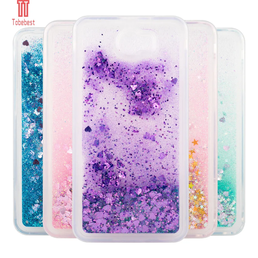 

Tobebest Case For Huawei Y5 II Silicone Dynamic Flowing liquid Glitter Quicksand Soft TPU Back Cover For Huawei Honor 5A LYO-L21