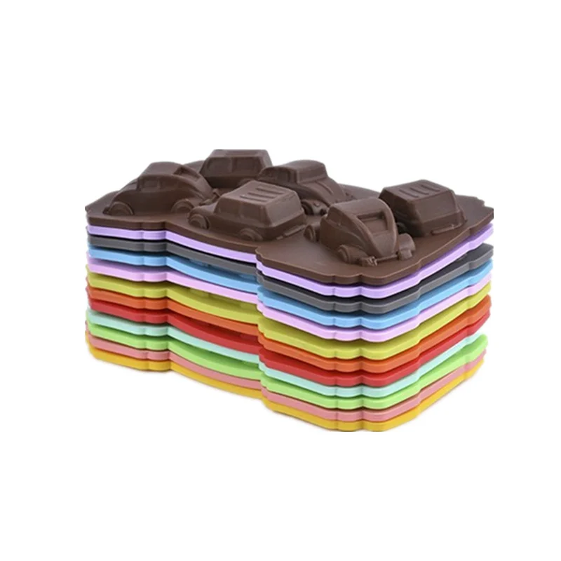 DIY Силиконовые формы торта автомобиля формы для выпечки Кондитерские инструменты пудинг ручной работы шоколадное печенье детская посуда для выпечки