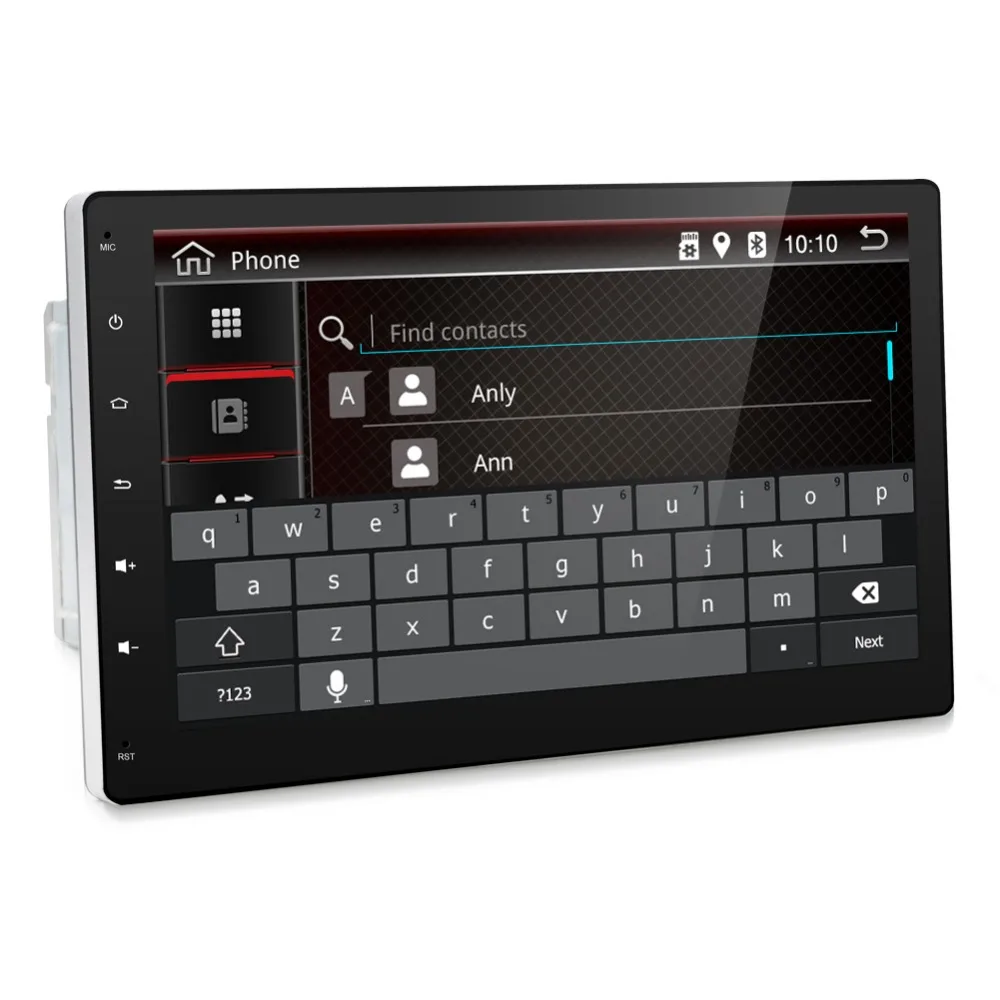 Best Android 7.1 1024*600 Quad Core 2G 10.1 inch Double 2 din Car GPS DVD Player Bluetooth Stereo Sat Nav RDS WIFI Multimedia 3