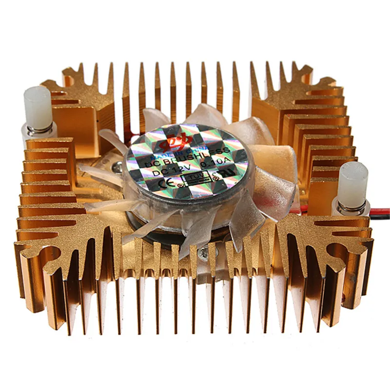 12 فولت 0.1A الحرارة بالوعة cpu fan 2 دبابيس الكمبيوتر حالة الكمبيوتر cpu تبريد تبريد مروحة 55x55x11 ملليمتر