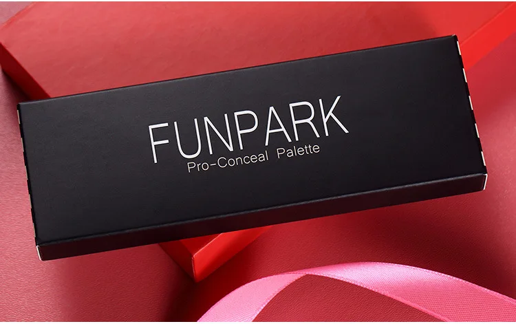 Make-up FUNPARK six color concealer Beginner's High Light Shadow Tray Covers Black Eye Circles and Face Pox Marks