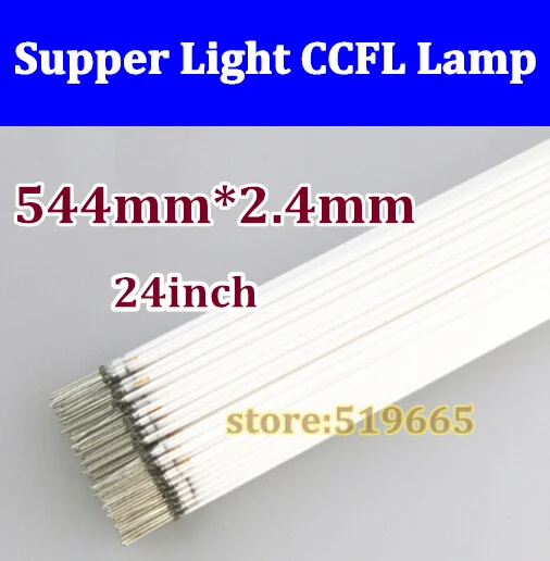 Free Shipping 100pcs 544mm * 2.4mm 24" wide screen CCFL tube Cold