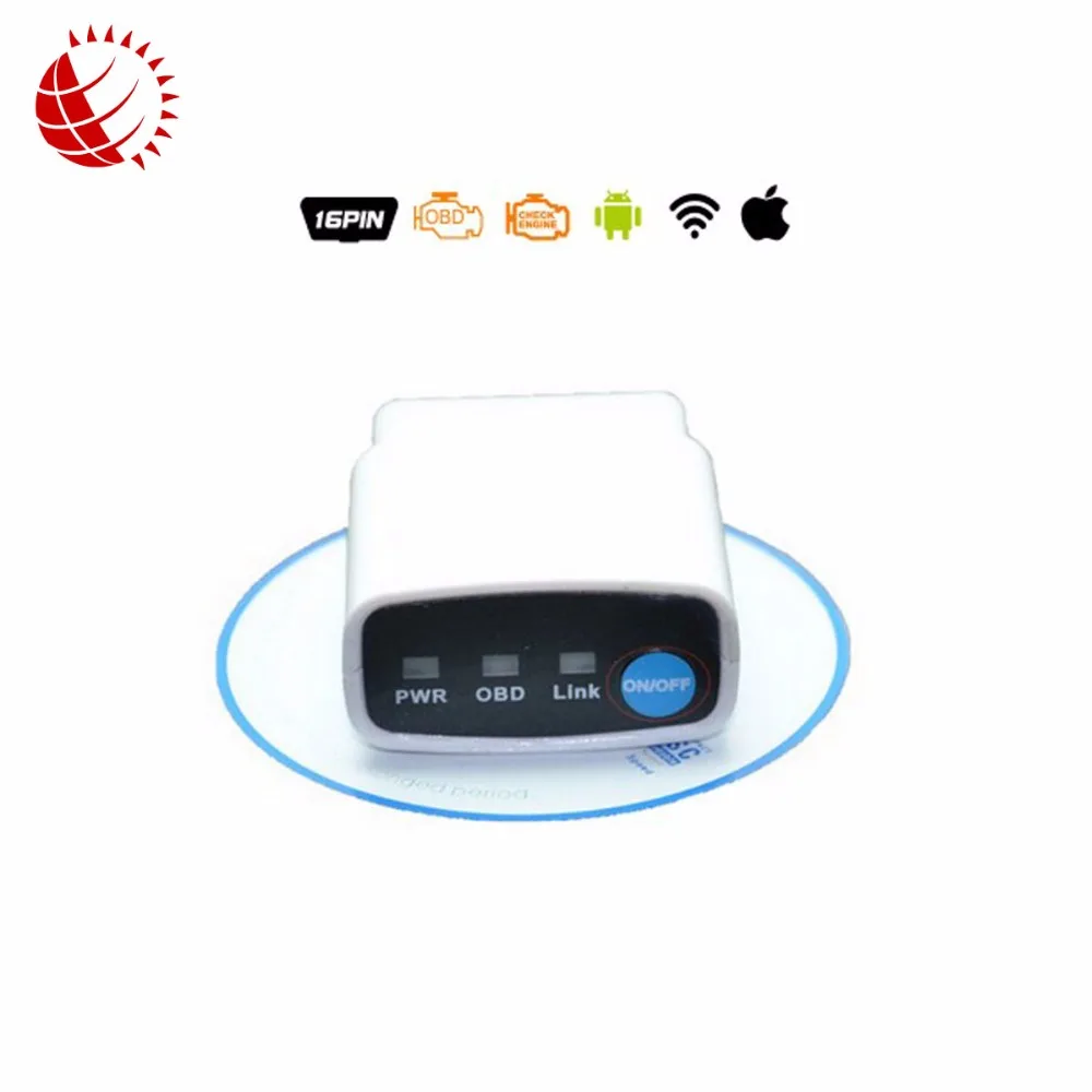 MINI ELM 327 WIFI OP/OFF Schakelaar OBD2/OBDII ELM327 V2.1 voor Android IOS Auto Scanner |