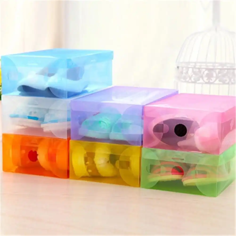 Clamshell Shoes Container Sundries Room Toys Containers Storage Box Organizer SU