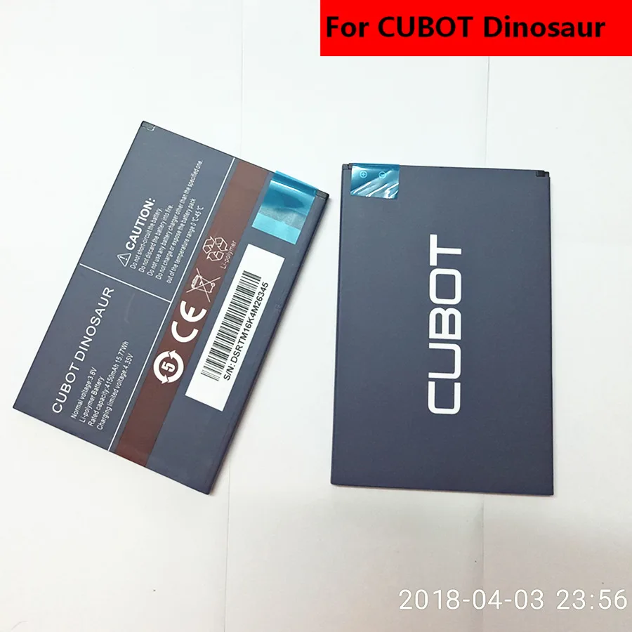 Аккумулятор для CUBOT Dinosaur 4150 мАч 100% новая запасная батарея сотового телефона |