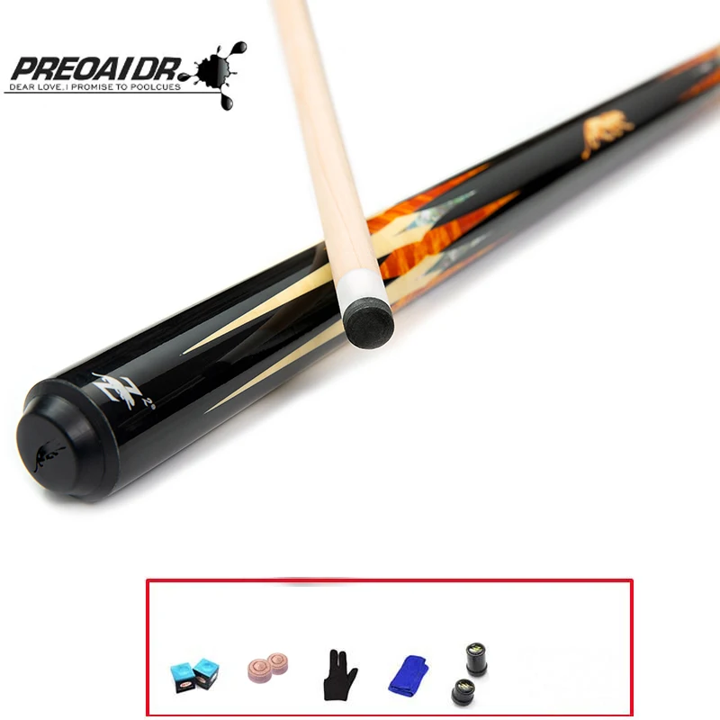 PREOAIDR пул Cues Stick 13 мм 11 5 10 наконечники черные белые цвета бильярдный кий с мелом