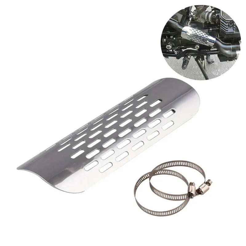 

CARPRIE Motorcycle Exhaust Link Pipe Heat Shield Link Tube Protector Cover Heel Guard Motorcycle accessories MB-EX014-S je4