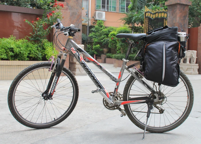 Flash Deal GUB Cycling Bag Mountain Road Bicycle Double Side Rear Rack Tail Seat Pannier 10-35L 5