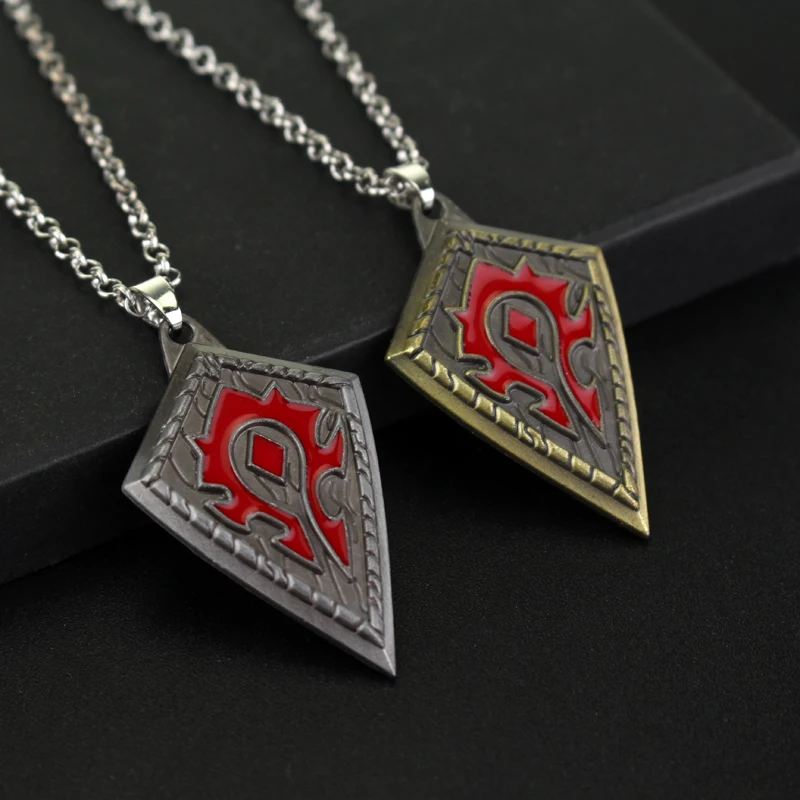 MQCHUN серия игр Wow World of Warcraft герои Hearthstone металлическое ожерелье брелок ювелирный
