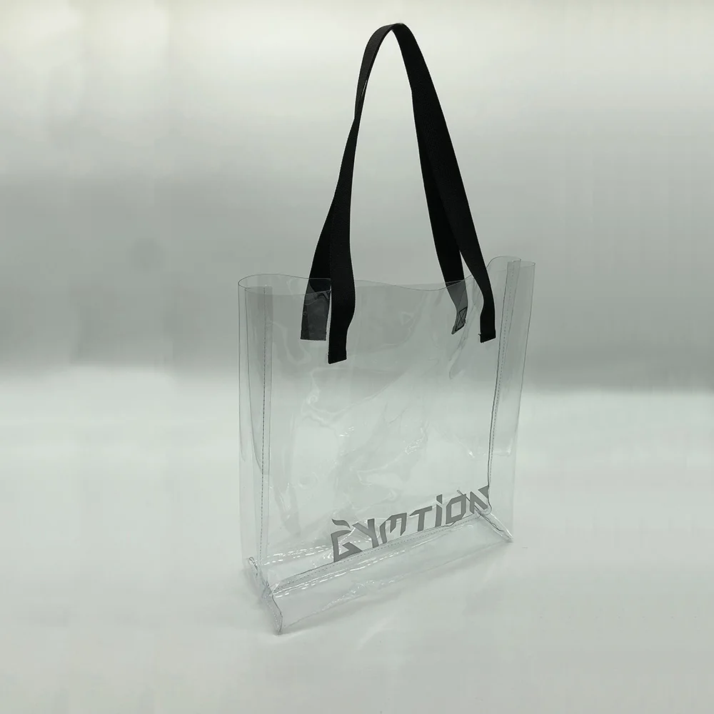Прозрачная вместительная сумка ПВХ винил хозяйственная сумка рекламная сумка доступна на заказ