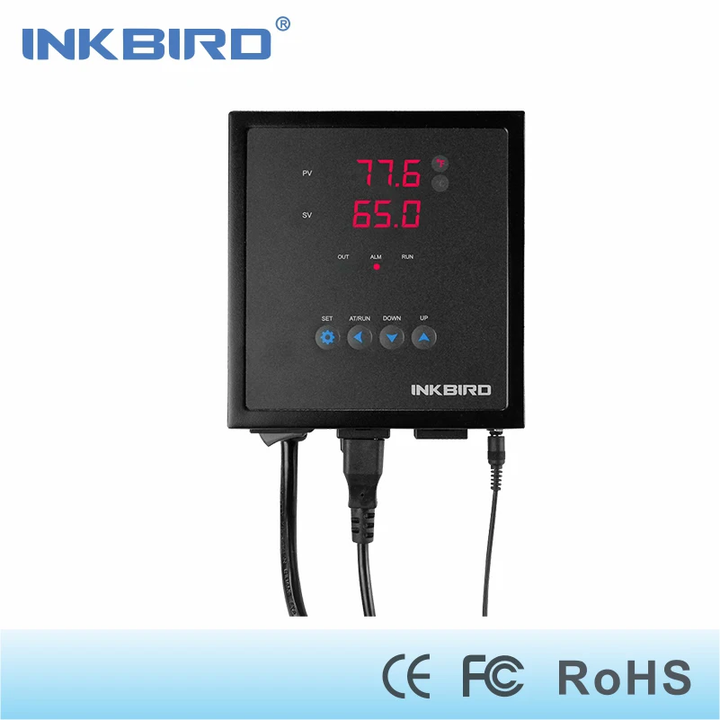 Inkbird IPB 16 15A Digital Pre Wired PID Temperature Controller Thermostat with PT100 Probe, One