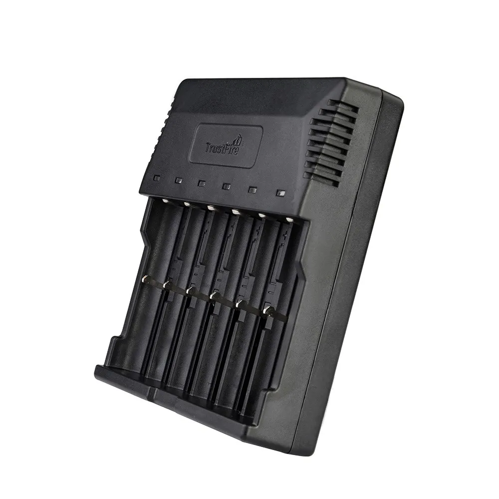 

20pcs/lot Trustfire TR-012 Universal Digicharger Intelligent Battery Charger With 6 Slots for 18650 18350 16340 14500 AA AAA