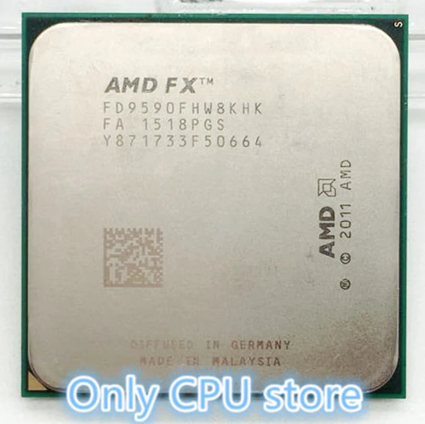 FX-9590 процессор AM3+ 4,7 GHz 8MB процессор FX серийный поцарапанный кусочки FX 9590 FX9590