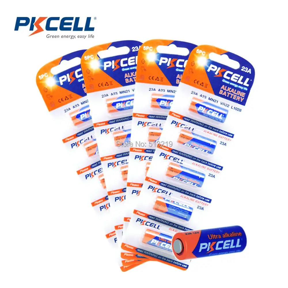 

40Pcs/8Card Car remote control key Batteries 23A 12V Alkaline Battery L1028 Size