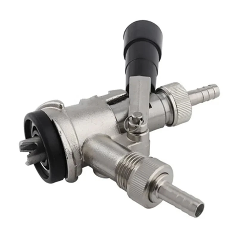S Type Homebrew Beer Tap Keg Coupler Handle Draft Beer Dispenser For Home Wine Brew with Air Relief Valve Beer Faucet Tool