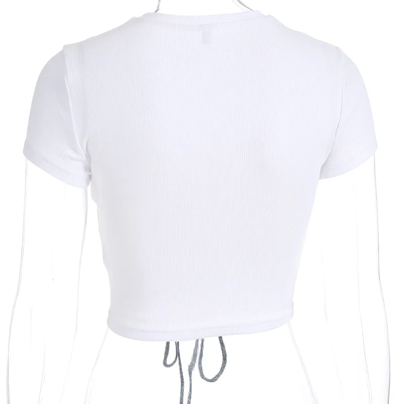 Арцу уличная белая футболка с коротким рукавом женская футболка женская одежда женские рубашки повседневные поддельные две части ASTS20706