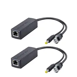 POE Splitter адаптер 48 V IEEE 802.3af соответствует 10/100 Мбит/с 100 метров для IP Камера точки доступа и телефона VoIP 2 шт