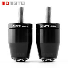 For KYMCO AK550 2017 Motorcycle accessories parts Street Bike Handlebar Grips Bar End Plugs fit for KYMCO AK 550 handle grip Bar