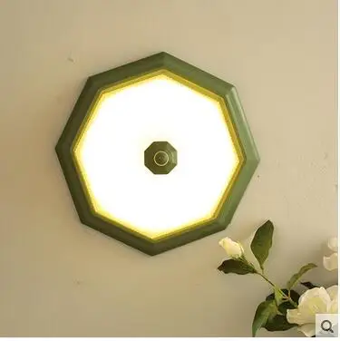 

Pastoral Octagonal Ladies Iron Ceiling Lamps American Scandinavian Balconies Aisle Kitchen Art Romantic room lamp study lighting