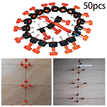 50 шт./компл. напольный настенной плитки выравнивание системы выравниватель пластиковый зажим Регулируемый локатор разделители плоскогубцы уровень клинья ручные инструменты