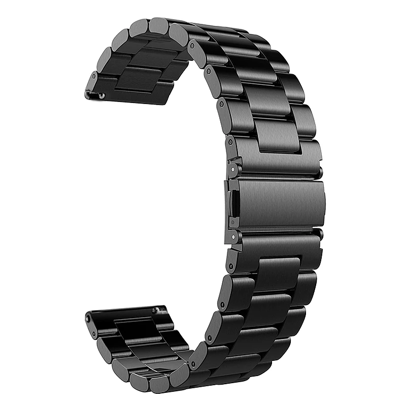 EXRIZU 20mm Stainless Steel Bracelet Watch Strap for