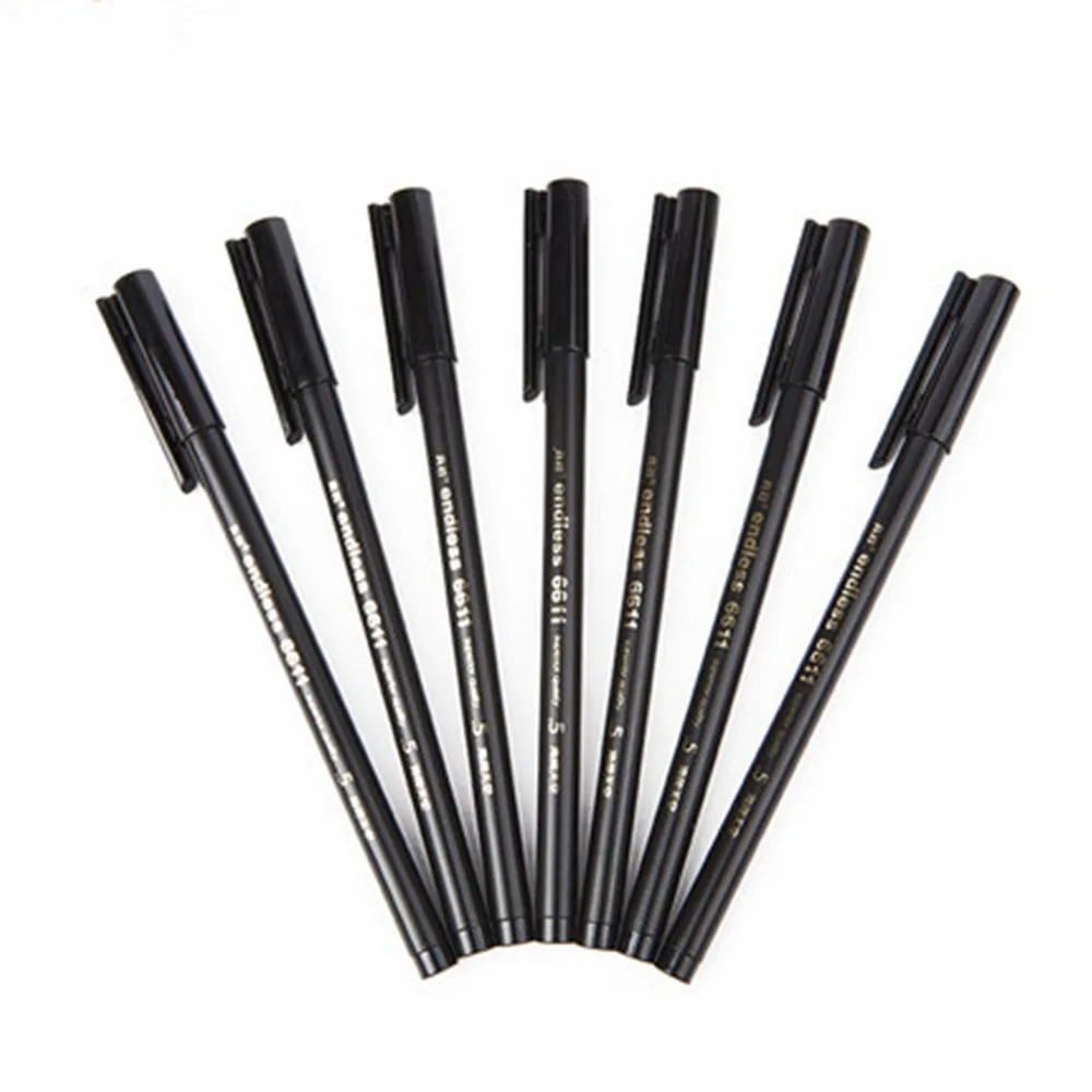 12pcs ENDLESS Gel Pen Black Ink Refill Gel Penseel 0.5mm Fine Line Gel