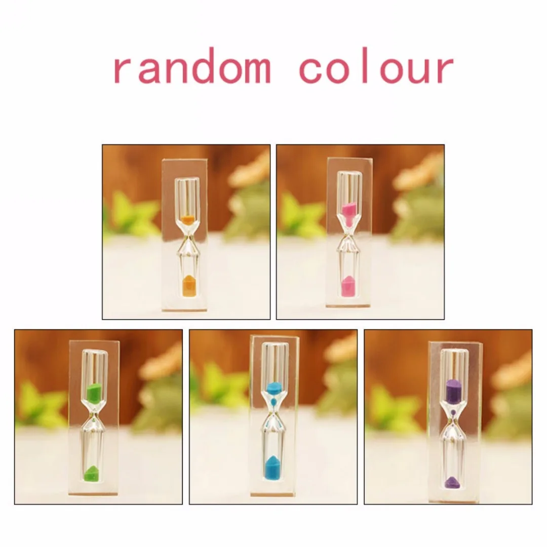 JX-LCLYL Sand Clock Sandglass Hourglass Timer Acrylic 3 Minutes for Tea Cafe Kitchen Cook